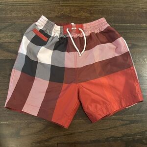 Toddler Boys Burberry Swim Trunks